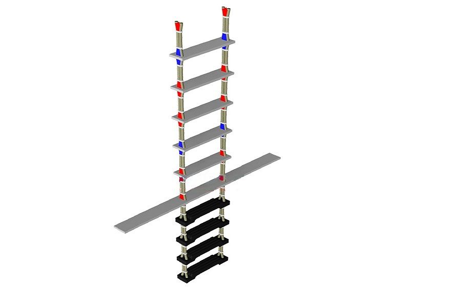 Aluminium pilot ladders